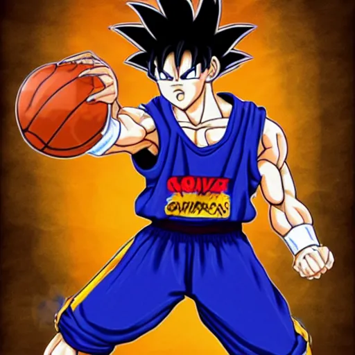 Image similar to basketballer goku