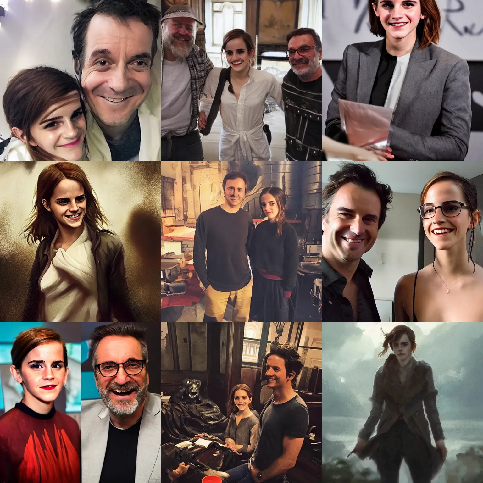 Prompt: emma watson smiling greg rutkowski!!!!! greg rutkowski!!!!! greg rutkowski!!!!! greg rutkowski!!!!! greg rutkowski!!!!! greig fraser dan laustsen ari wegner bruno delbonnel janusz kaminski canon eos r 3