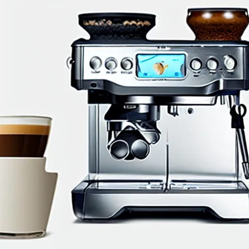 Prompt: espresso machine designed by jony ive