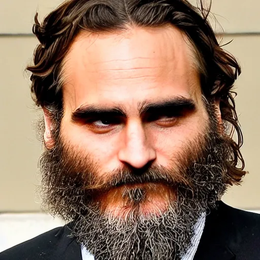 Image similar to joaquin phoenix face full of quinoa