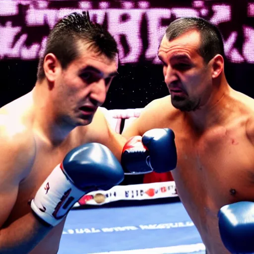 Image similar to kristijan golubovic in the ring versus mirza hatic