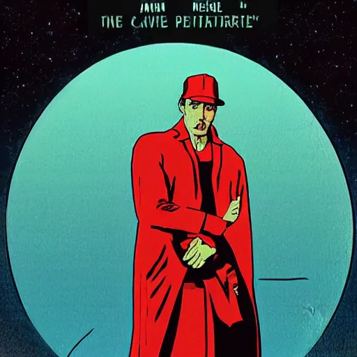 Image similar to jim caviezel retro minimalist portrait! moebius starwatcher comic by jean giraud, portrait 8 k