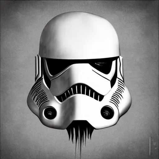 Prompt: H.r giger xenomorph inspired storm trooper, digital art
