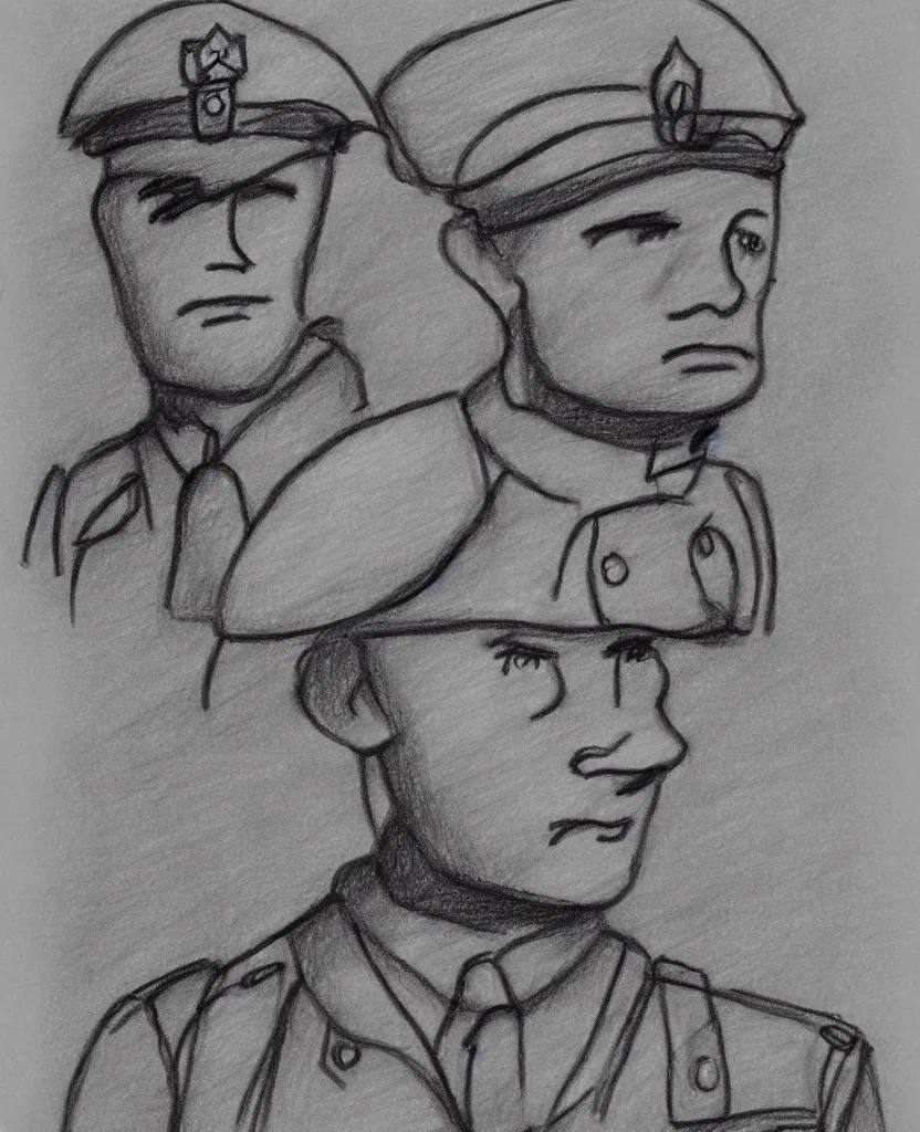 Prompt: stil frames of a drawing on stop motion sketchbook of a soldier from wwii writing a letter to home, minimal, black and white