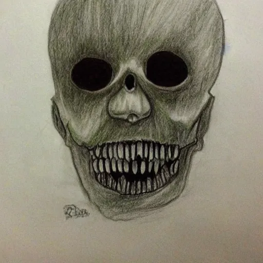 Image similar to scary drawing by a toddler