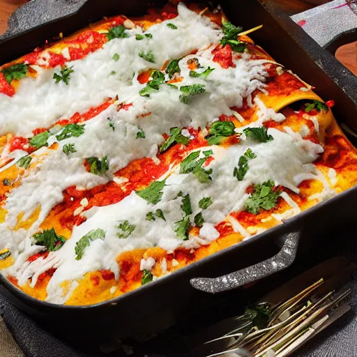 Image similar to snow enchiladas