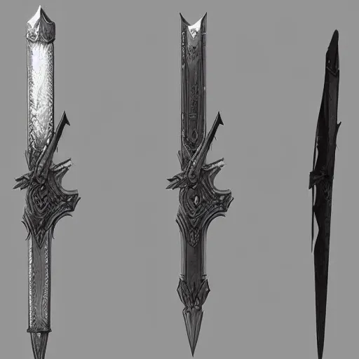 Image similar to highly realistic and detailed longsword, digital art, artstation