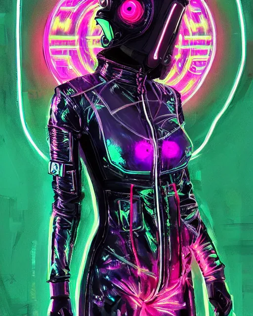 Image similar to detailed portrait Neon Operator Girl, cyberpunk futuristic neon, reflective catsuit, decorated with traditional Japanese ornaments by Ismail inceoglu dragan bibin hans thoma !dream detailed portrait Neon Operator Girl, cyberpunk futuristic neon, reflective puffy coat, decorated with traditional Japanese ornaments by Ismail inceoglu dragan bibin hans thoma greg rutkowski Alexandros Pyromallis Nekro Rene Maritte Illustrated, Perfect face, fine details, realistic shaded, fine-face, pretty face