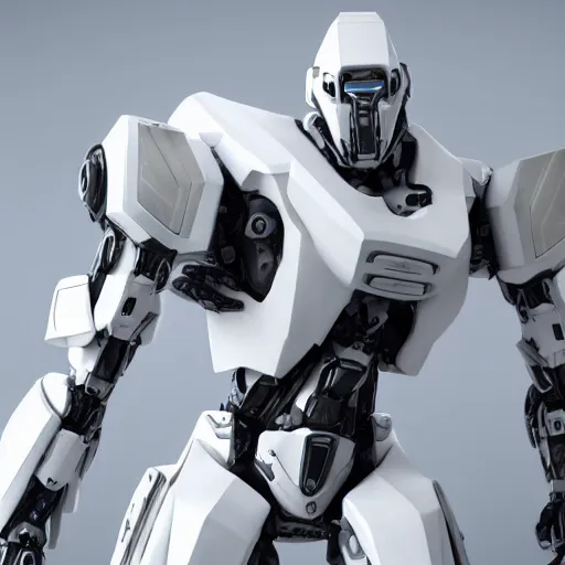 Prompt: mecha suit , white android , cyber punk armor , white armor , white transformer like humanoid, 8k , 8octane render