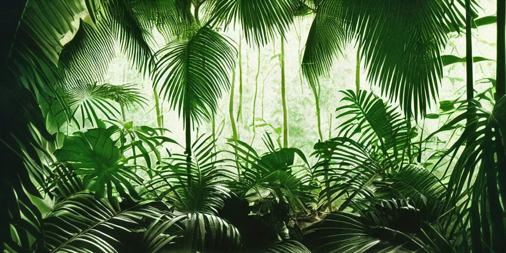 Prompt: lush tropical forest, against light, glare, bright details, contrasting, daylight, highly detailed, by dieter rams 1 9 9 0, national geographic magazine, reportage photo, natural colors