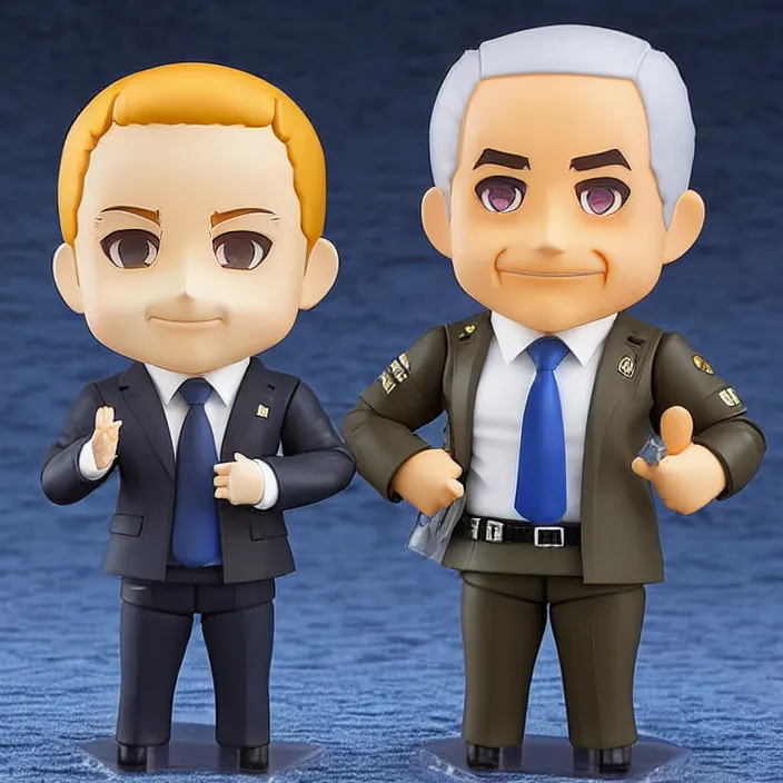 Prompt: benjamin netanyahu, an anime nendoroid of benjamin netanyahu, figurine, detailed product photo