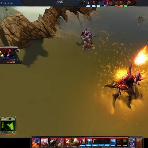 Image similar to dota 2 on linux