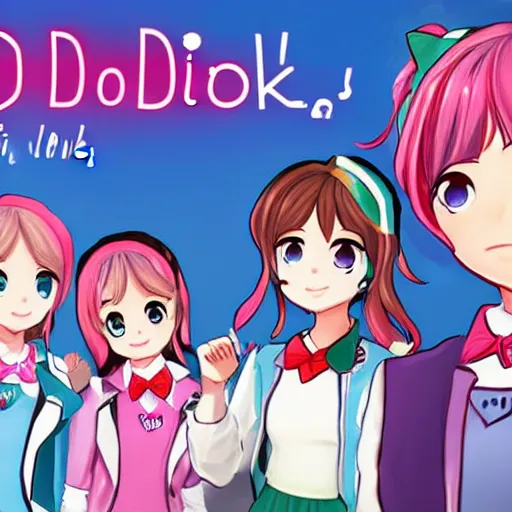 Prompt: doki doki literature club