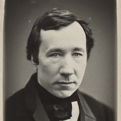 Image similar to a photograph of tim allen taken in 1 8 6 5