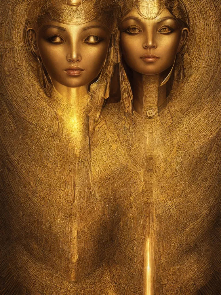 Image similar to goddess of eygpt, 3 d model, very coherent symmetrical artwork, unreal engine realistic render, 8 k, micro detail, gold and steel intricate, elegant, highly detailed, digital painting, artstation, smooth, sharp focus, illustration, artgerm, tomasz alen kopera, wlop