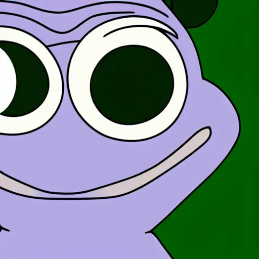 Image similar to pepe the frog, screenshot from rick and morty, cartoon illustration