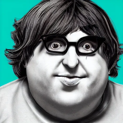 Image similar to andy milonakis as a goat, goat body, human head, anthropomorphic, 4 k, photorealistc, high details