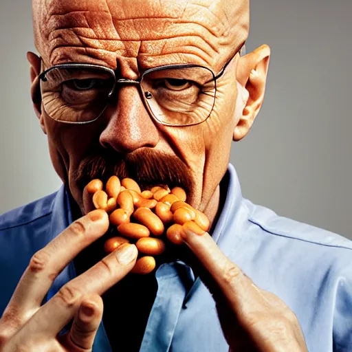 walter white eating baked beans, photography, | Stable Diffusion | OpenArt