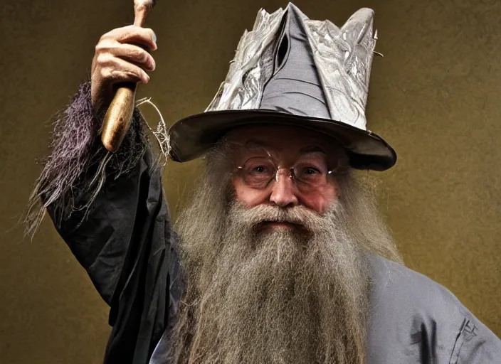 Prompt: Long Shot af a old wizard, award winning photo