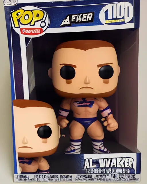 Prompt: A wrestler Funko Pop. Photographic, photography