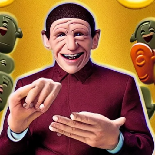 Image similar to a ferengi in emoji form