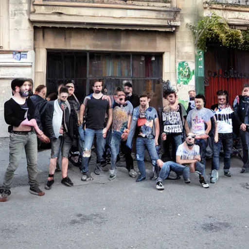 Prompt: Montpellier Punks