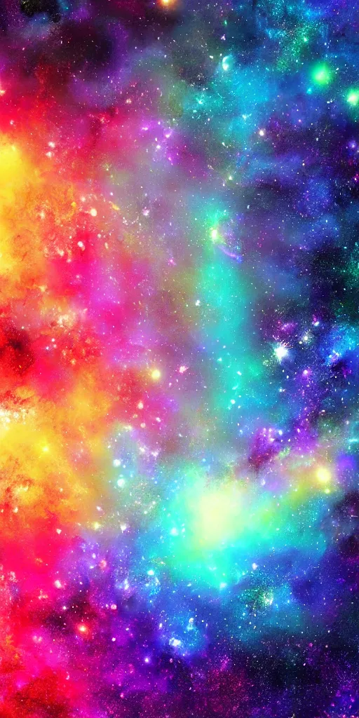 Prompt: A beautiful galaxy, vibrant, digital art