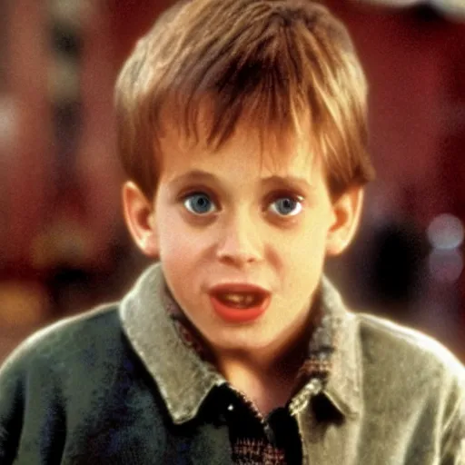 Prompt: ben stiller as a child in movie home alone