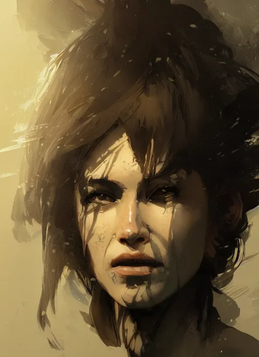 Image similar to portrait of Anna Millerstone, dramatic lighting, illustration by Greg rutkowski, yoji shinkawa, 4k, digital art, concept art, trending on artstation