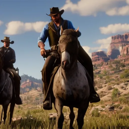 Prompt: red dead redemption 2 movie