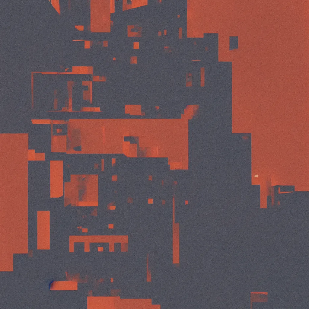 Image similar to taking a pill, mads berg, karolis strautniekas, film, stippled light, dramatic lighting, editorial illustration, detailed, fine texture, matte print, art deco, brutalism, dark blue + dark orange, red, black, ( ( habitat 6 7 background ) )