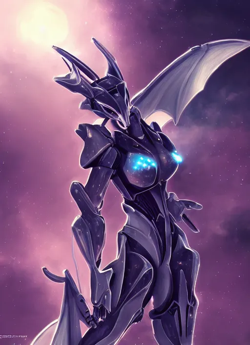 Prompt: cinematic shot, cosmic sized perfectly proportioned stunning beautiful anthropomorphic robot mecha female dragon, space background, larger than galaxies, holding milky way in sharp claws, sleek silver armor, epic proportions, epic size, epic scale, ultra detailed digital art, furry art, macro art, dragon art, giantess art, warframe fanart, furaffinity, deviantart