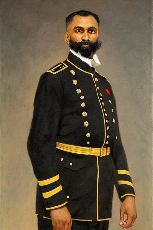 Image similar to full body portrait of the dictator of the houston rockets, 1 8 8 9, in full military garb, oil on canvas by william sidney mount, trending on artstation