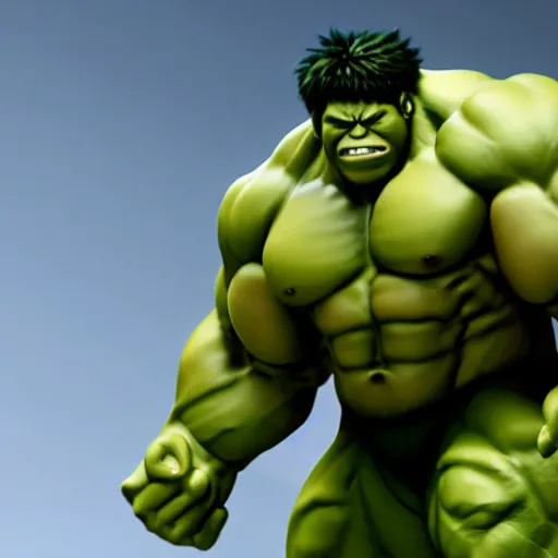 Prompt: render of a very beautiful 3d anime Baby Hulk, medium shot, mid-shot, highly detailed, Unreal Engine 4k