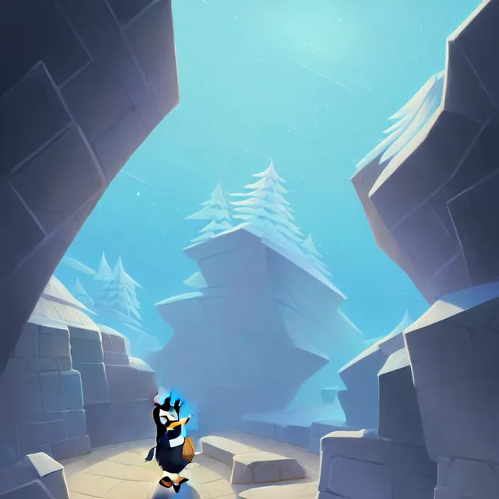 Prompt: the box dimension from club penguin, in marble incrusted of legends official fanart behance hd by jesper ejsing, by rhads, makoto shinkai and lois van baarle, ilya kuvshinov, rossdraws global illumination