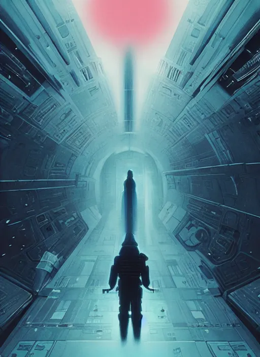 Prompt: star wars the empire strikes back movie poster, artwork by beeple, intricate, elegant, dramatic