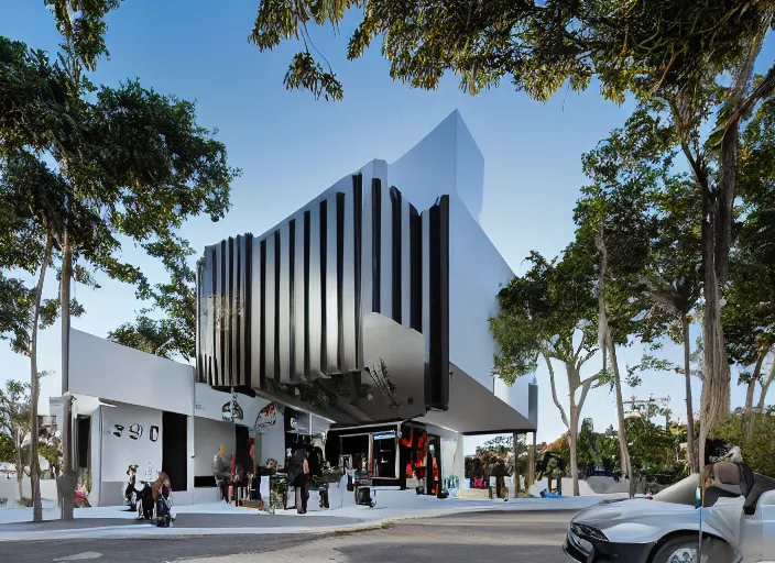 Prompt: 8 k photograph of stunning 2 0 2 2 wynwood art studio, award winning design, designed by michael wolk + beatriz pascuali