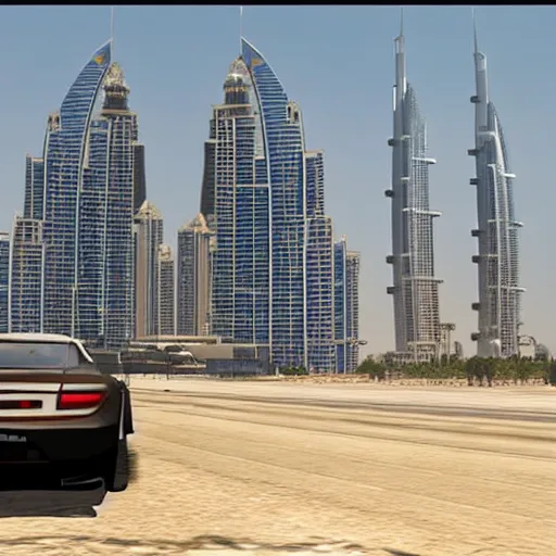 Image similar to gta : dubai