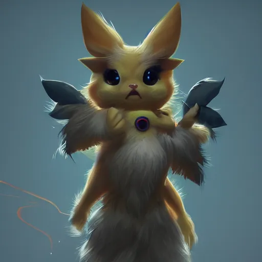 Prompt: a cult of pichu, cgsociety, trending on artstation, artstationhd, detailed fur, ultra detailed