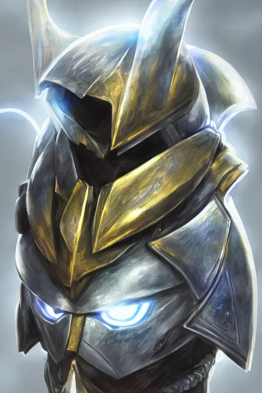 Image similar to helmet armor guardian destiny in witch queen illumination ray tracing hdr fanart arstation by sung choi robot ninja mask and eric pfeiffer and gabriel garza and casper konefal