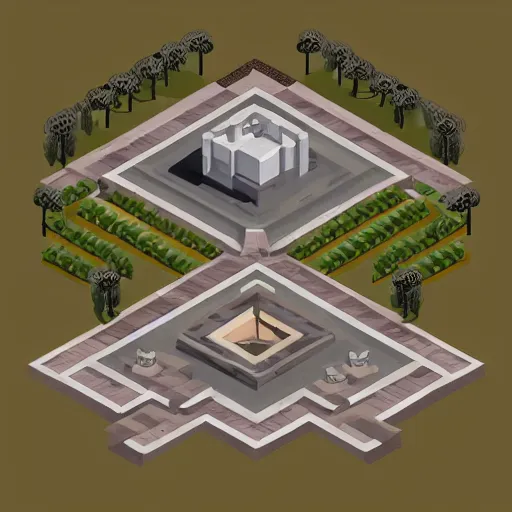 Prompt: “isometric egyptian tomb”