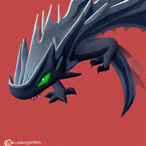 Image similar to lightning dragon toothless, httyd, digital art