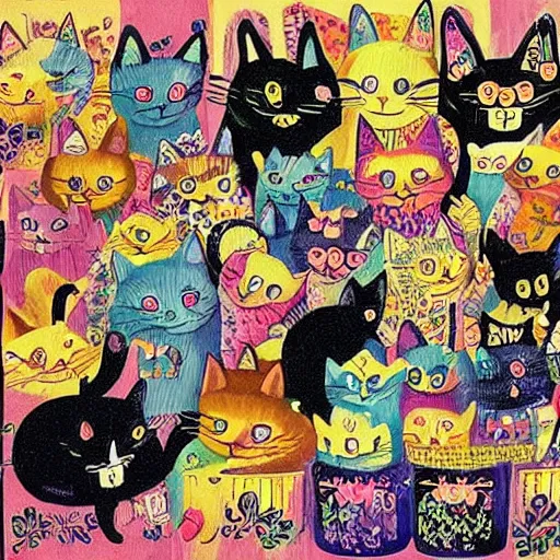 Image similar to cats'paradise,