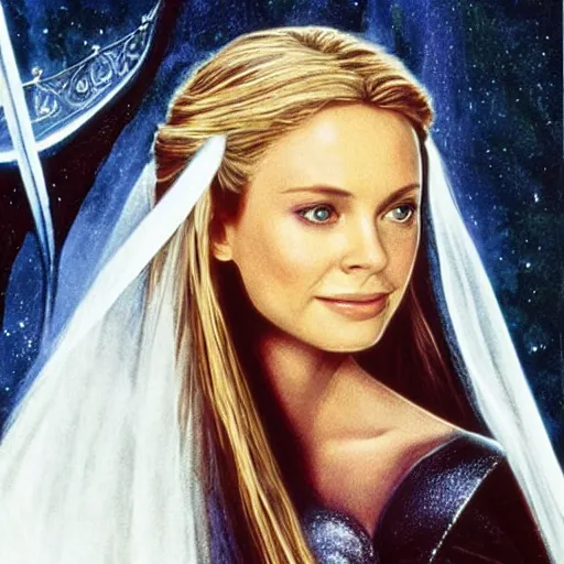 Image similar to the princess bride as galadriel