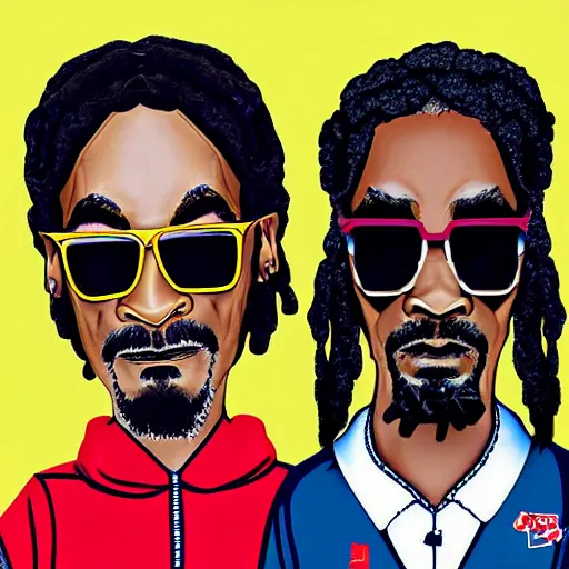 Image similar to lego snoop dogg and wizz khalifa surrounded by bunches of broccoli dean, roger digital art style