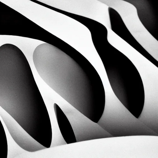 Image similar to fine art photography of abstract black and white shapes, studio photography, black and white photography, Ilford 120mm film