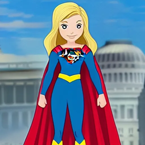 Prompt: Supergirl in DC Super Hero Girls