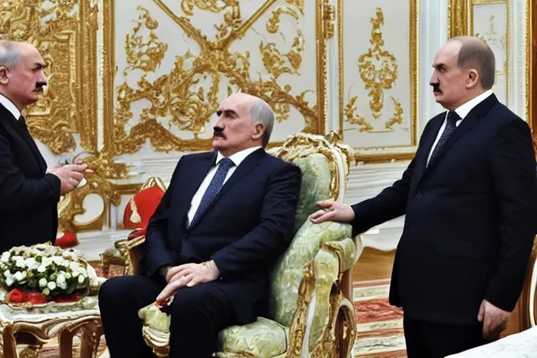 Prompt: moment of lukashenko's death