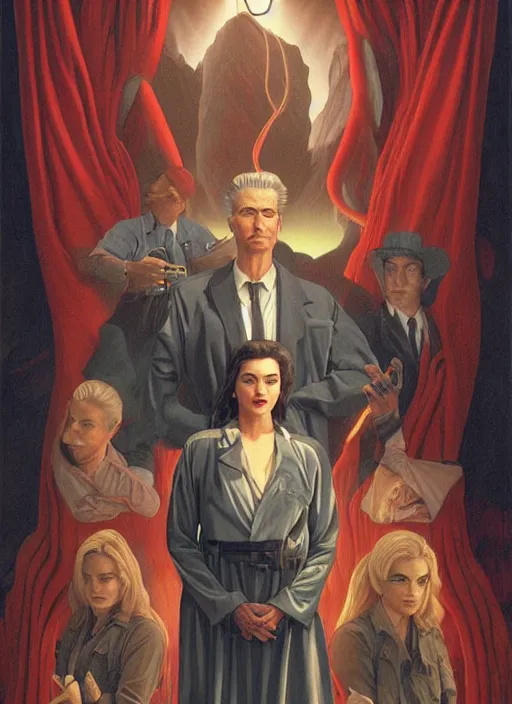 Image similar to twin peaks poster art, the spirit thats the physical manifestation embodiment of the concept of kopfkino, old retro pulp, by michael whelan, rossetti bouguereau, artgerm, nostalgic, old fashioned