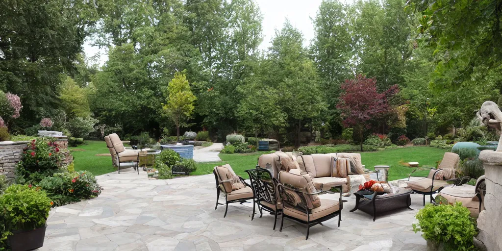 Image similar to award winning patio, photo